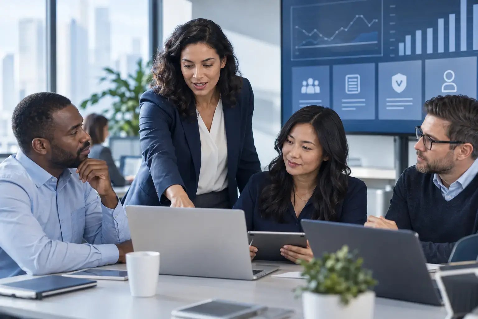 Managed HR operations team coordinating workforce administration and compliance